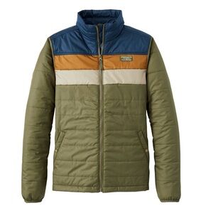 L.L. Bean Men’s Mountain Classic Puffer Jacket, Colorblock. XXL.
